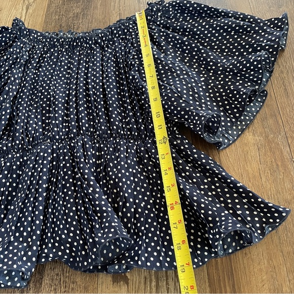 Anthropologie Flawless polka dot top M - Picture 5 of 6